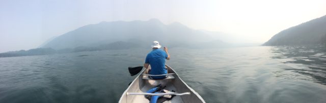 Canoeing Cultus Lake