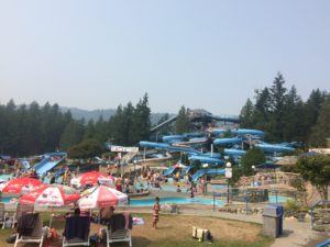 Water slide park