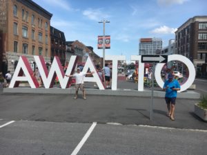 Ottawa sign reversed