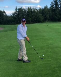 Tom Golfing